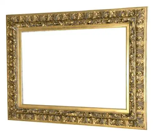 Bilderrahmen,Holz und Stuck,vergoldet, groß,wohl Ende 19.Jhdt