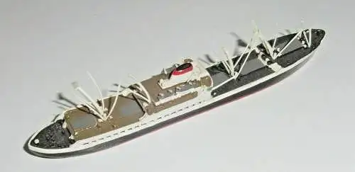 Schiffsmodell Linienfrachtschiff „MS SANTA TERESA“ aus Metall