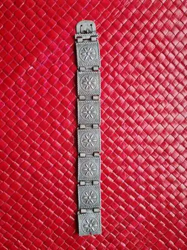Gliederarmband, Silber Vintage Länge 19 cm 