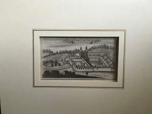 Kupferstich,Kloster Unser Frauen Zell 