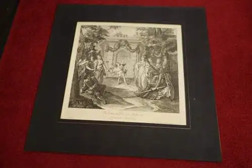  Grafik,Kupferstich,Don Quichote,1725,Nr.9,Charles A.Coypel ,G. Vandergucht 