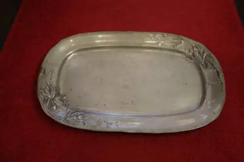 Zinnplatte,Kayserzinn,4152,Jugenstil,Art Noveau, 1900,51 x37 cm