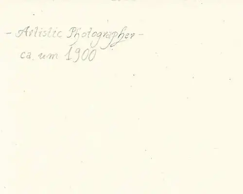 Antike Fotografie, Artistic Photographer, Kleinkind, koloriert, ca um 1900