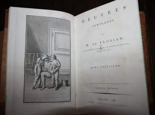 Oeuvres Completes de M.de Florian,1796-1800,6 Bd.Leipzig,Gerard Fleischer