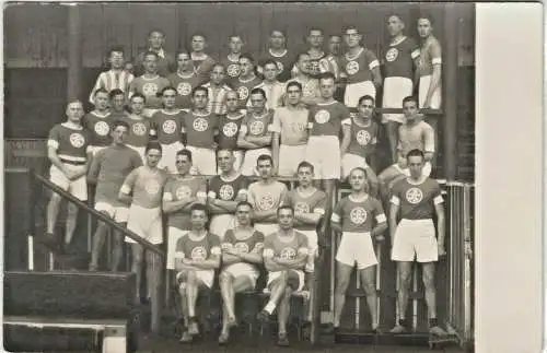 Ansichtskarte Sportler der Stuttgarter Kickers – Mannschaftsphoto 1922
