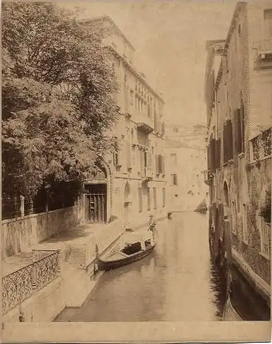 Fotografie, Venedig, E Palazzo Sanudo, ca 1890
