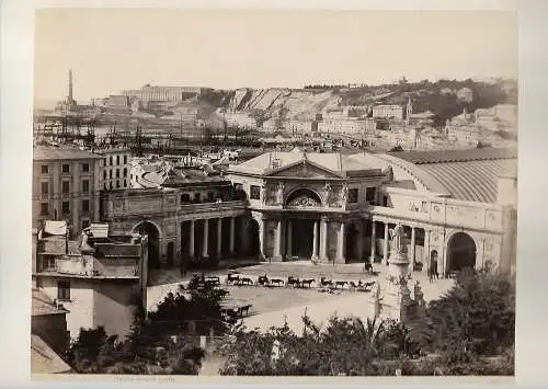 Fotografie, Giorgio Sommer, Genova, Piazza acqua verde, #12342, ca 1890