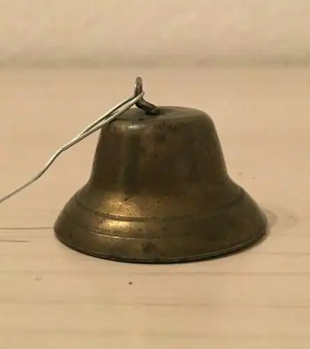 Baumschmuck,Weihnachten, Kugel, Glocke, Bronze,ca.1960,zum Aufhängen