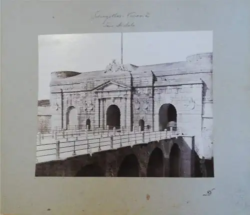 Fotografie, Verona, Festungstor San Michele, ca Ende 19. Jahrhundert