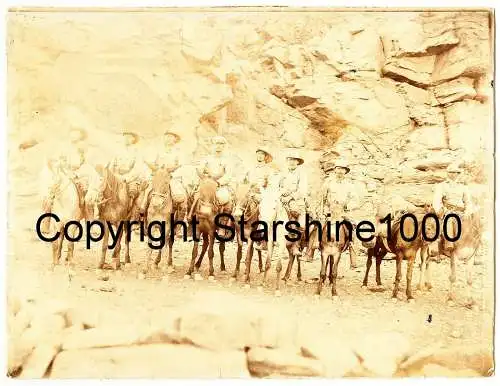Fotografie,Deutsche Kolonie,Süd-West-Afrika,Kolonialtruppen1904/6,Originalfoto