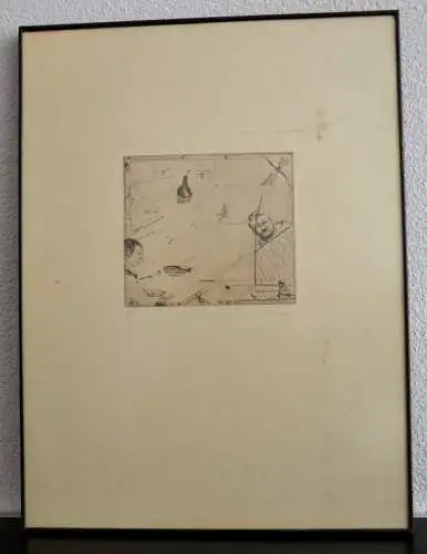 Radierung,P.Grosse,1977,42/50,ungerahmt,sauber