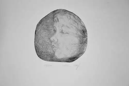  Radierung,Alrun IIlig, München,  ca.1984 ,17/100,signiert