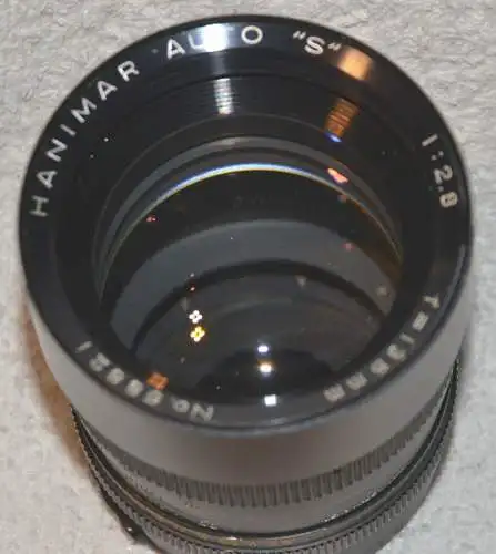 Objektiv.Hanimar Auto "S" 1:2.8, f=135mm No. 58832
