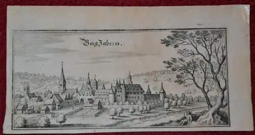 Bergzabern, in einem Kupferstich von Merian (17. Jhd.) 