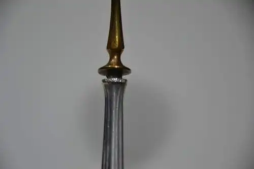 Besteck, 800er Silber, vierteilig, Butter-, Käsemesser, 2 Servierlöffel,ca. 270g