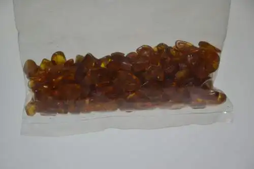  Bernstein, Rohbernstein, Elemente für Halskette, ca. 54 Gramm, geschliffen