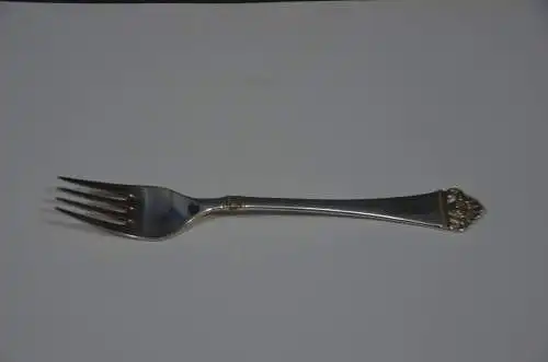 Robbe&Berking, Besteck Dessertgabeln, Rosenmuster versilbert,  6 Stck, 