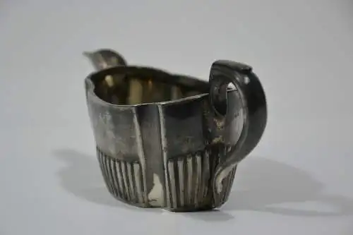 Milchkännchen, Metall versilbert, englisch