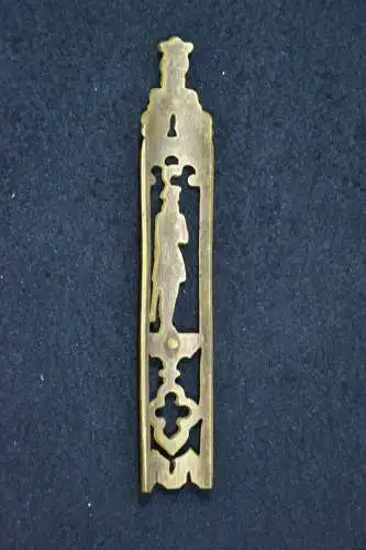 Zierornament, für Spazierstock oder Möbel, Messing,  etwa 1900