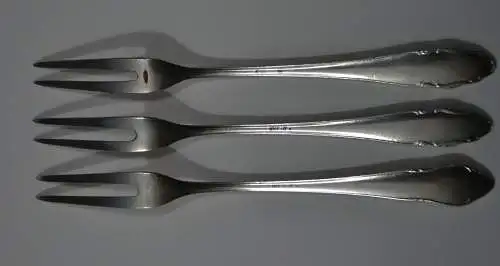 Gabeln, WMF 40, versilbert, sie bieten auf 3 Stück!