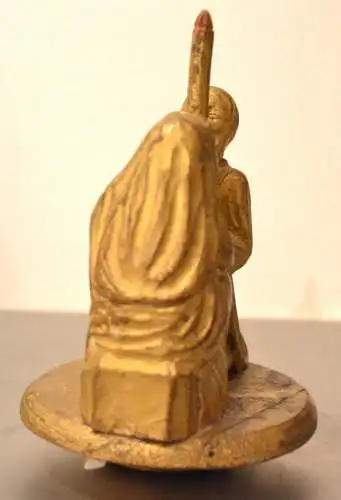 Figurengruppe,betendes Paar, vergoldetes Holz,19.Jhdt