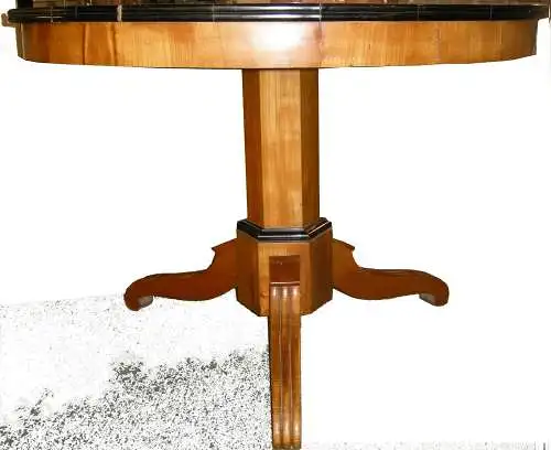 Möbel,Biedermeiertisch,rund,Mittelfuss,Kirschbaum.1810