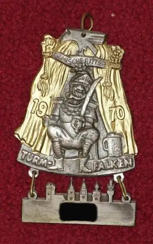 Faschingsorden,Damische Ritter,München,1970,Metall (aus Sammlungsauflösung)