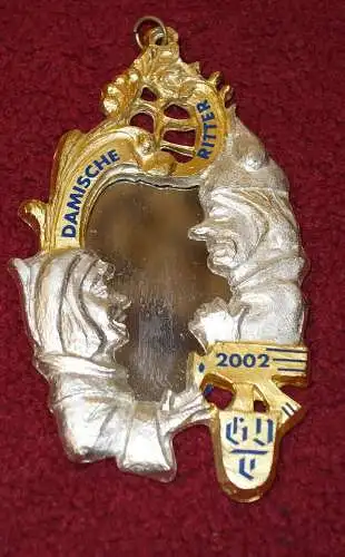 Faschingsorden,Damische Ritter,München,2002,Metall (aus Sammlungsauflösung)