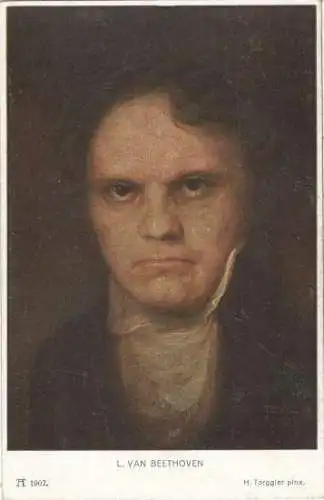 6 Ansichtskarten Komponisten - Ackermann Serie Nr. 160, komplett, ca. 1900