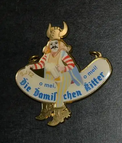 Faschingsorden,Damische Ritter,München,2012,Metall (aus Sammlungsauflösung)