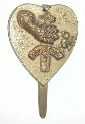 Pullacher RABENRITTER - Faschingsorden 1999 aus Bronzeguss