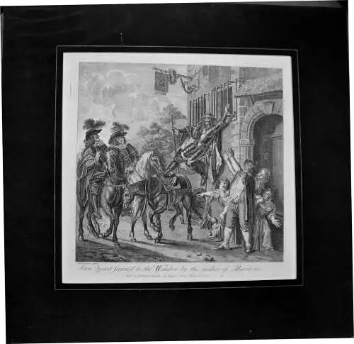  Grafik,Kupferstich,Don Quichote,1725,Nr.16,Charles A.Coypel ,G. Vandergucht 