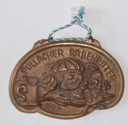 Pullacher RABENRITTER - Faschingsorden 1997 aus Bronzeguss