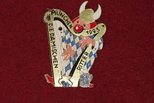 Faschingsorden,Damische Ritter,München,1993,Metall (aus Sammlungsauflösung)