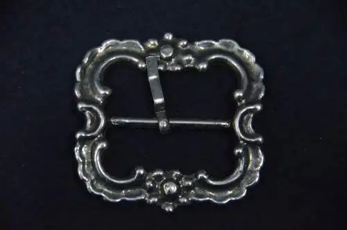 Gürtelschließe,versilbert,20.Jhdt. zwei Stück