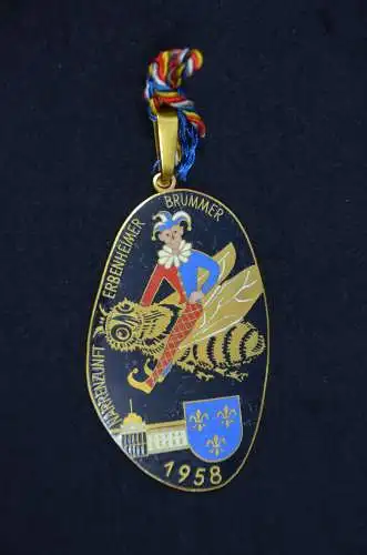 Karnevalsorden,Narrenzunft Erbenheimer Brummer, 1958