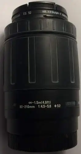 Zoom-Objektiv Tamron AF 80-210 mm 1:4.5-5.6 für Minolta AF