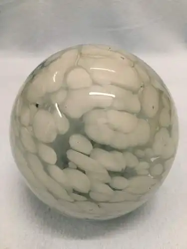 Paperweight, bemaltes Glas , 1063 Gramm, 20 Jhdt.