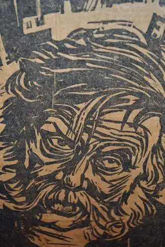 Plakat Uraufführung "DER LETZTE MANN" UFA 1924, Regie F.W.Murnau, Emil Jannings