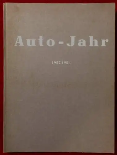 Auto-Jahr 1957-1958