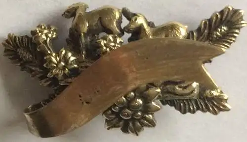 Zwei kleine Abzeichen, Anstecknadeln, Reisesouvenir wohl Österreich 1950er Jahre