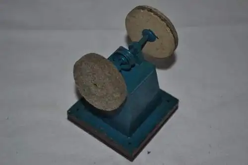 Blechspielzeug,  Wilesco, Zubehör f. Dampfmachine, Schleifbock,vor1945