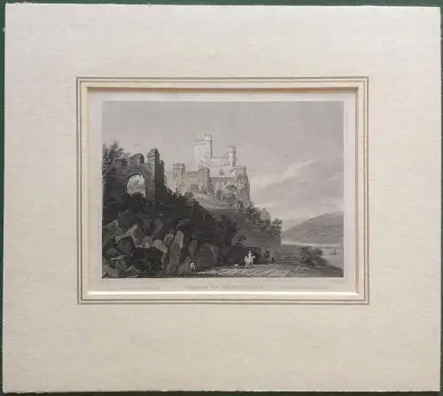 Stahlstich „CASTLE OF RHEINSTEIN“ von William Tombleson, J. Wilson