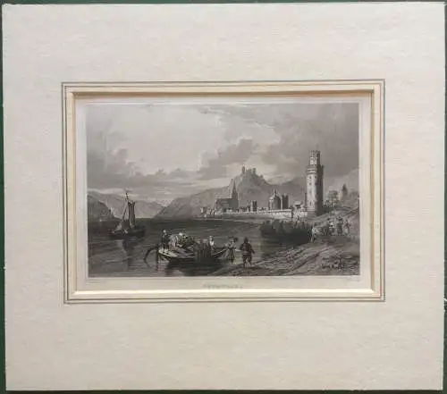 Stahlstich „OBERWESEL“ von William Tombleson, T. Howe, 1832