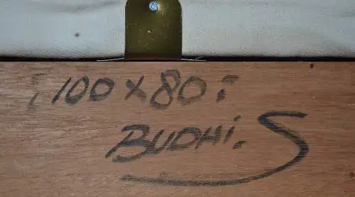 Gemälde,wohl Temperafarben, zwei Gänse,Ubud,Bali,sign.Ketut Subudhi, um 2000