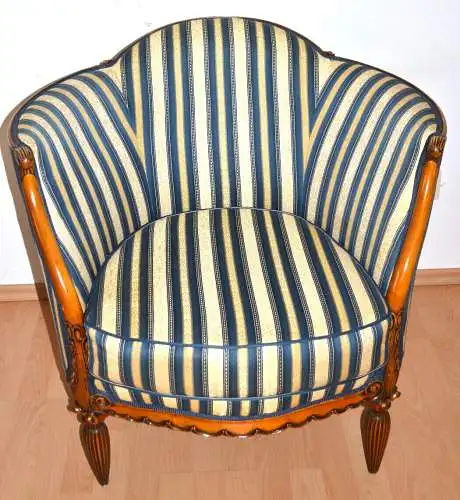 Möbel,Sessel,wohl 1930,Frankreich,Nussbaum,sehr guter Zustand