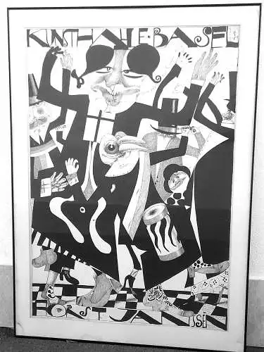 Kunsthaus Basel.Horst Janssen,1966,Lithografie