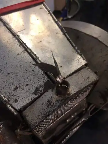 Originelles Modell eines Rolls Royce aus Weißblech, Unikat