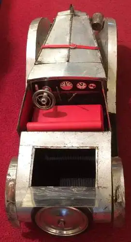 Originelles Modell eines Rolls Royce aus Weißblech, Unikat