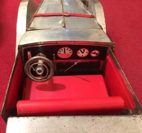 Originelles Modell eines Rolls Royce aus Weißblech, Unikat